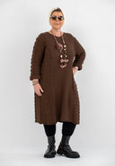 'Cotona' stickad klänning – ren, mjuk & hudvänlig