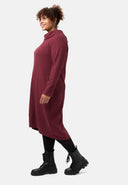 'Vigna' dress – modern balloon silhouette & elegant turn-down collar