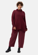 'Vella' knitted sweater – soft cotton blend with wool content & roll neck