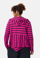 'Sienna' jacke - viscose-stretch, streifenmix