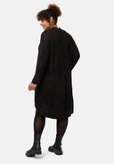 'Ombra' kleid - weiter kragen und fließende silhouette