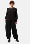 'Ombra' shirt - weicher viscosemix mit asymmetrischem schnitt
