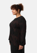 'Ombra' shirt - weicher viscosemix mit asymmetrischem schnitt
