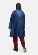 Manteau de transition en denim premium 'Indiga'