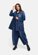 Blousejas van premium denim 'Indiga'