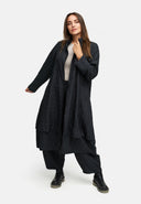 Manteau de mi-saison 'Lunel' – élégant, moderne & avec une structure marquante