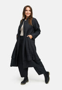 Manteau de mi-saison 'Lunel' – élégant, moderne & avec une structure marquante