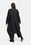 Manteau de mi-saison 'Lunel' – élégant, moderne & avec une structure marquante