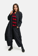 Manteau de mi-saison 'Lunel' – élégant, moderne & avec une structure marquante