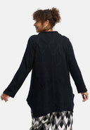 'Lova' tuniek - katoenstretch, structuurpatroon