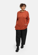 'Lova' tuniek - katoenstretch, structuurpatroon