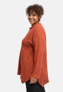 'Lova' tuniek - katoenstretch, structuurpatroon
