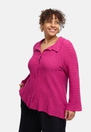 'Marella' blouse – katoenmix, structuurstof
