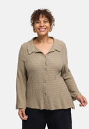 'Marella' blouse – katoenmix, structuurstof