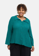 'Marella' blouse – katoenmix, structuurstof