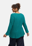 'Marella' tuniek – katoenmix, zoom met punten
