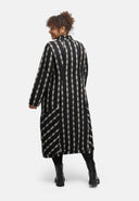 'Karena' Jurk - katoen-stretch, strepenlook