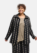 'Karena' Blusenjacke - katoen-stretch, strepenlook