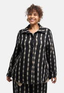 'Karena' Blusenjacke - katoen-stretch, strepenlook