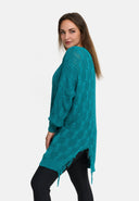 'Cotona' Stickad Skjorta Lång – avslappnad & mysig