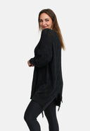 'Cotona' Stickad Skjorta Lång – avslappnad & mysig