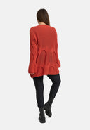 Stickad tröja av ren bomull 'Cotona'