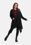 'Cotona' stickad jacka – mysig, mjuk & med elegant stickad struktur