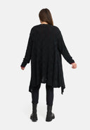 'Cotona' stickad jacka – mysig, mjuk & med elegant stickad struktur