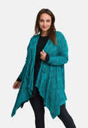 'Cotona' stickad jacka – mysig, mjuk & med elegant stickad struktur