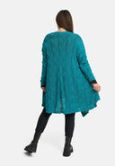 'Cotona' stickad jacka – mysig, mjuk & med elegant stickad struktur