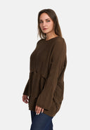 Stickad tröja av ren bomull 'Cotona'