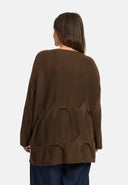 Stickad tröja av ren bomull 'Cotona'