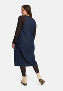 Φόρεμα σαλοπέτα σε μπλε τζιν με λεπτή υφή 'Bella'