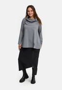 Chemise 'Juline' – Denim avec stretch en ligne A fluide