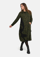 'Seriva' vestido – artístico, acogedor & favorecedor