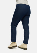 Pantalon 'Amira' – denim foncé, jambe conique & super stretch