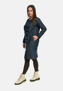 'Noelle' jurk – denim, glans & feestelijk