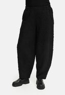 'Floréa' Calças – largas, estruturadas & com elasticidade