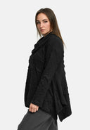 'Brunel' Tuniek – korte vorm, edel gestructureerd & overhemdkraag