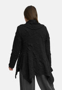 'Brunel' Tuniek – korte vorm, edel gestructureerd & overhemdkraag