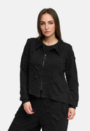 'Brunel' Jacke – gezellige stretch, edel gestructureerd & Hemdkragen