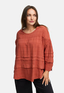 Χαλαρή τουνίκ με κλιμακωτή κοπή 'Ferina'