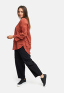 Χαλαρή τουνίκ με κλιμακωτή κοπή 'Ferina'