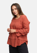 Χαλαρή τουνίκ με κλιμακωτή κοπή 'Ferina'