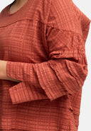 Χαλαρή τουνίκ με κλιμακωτή κοπή 'Ferina'