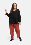 Χαλαρή τουνίκ με κλιμακωτή κοπή 'Ferina'