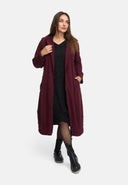 Elegante vestido, línea A, con patrón estructurado 'Noira'