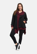 Chaqueta asimétrica con cremallera 'Floréa'