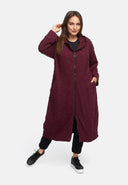 Välikausitakki rakenteellisesta viskoosijoustosta 'Floréa'