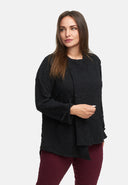 Chaqueta asimétrica con cremallera 'Floréa'